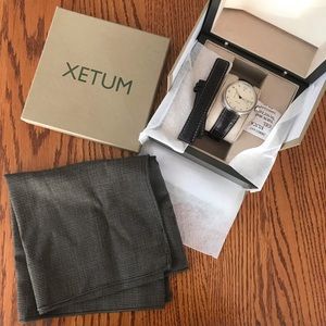 Xetum Stinson automatic watch with white dial